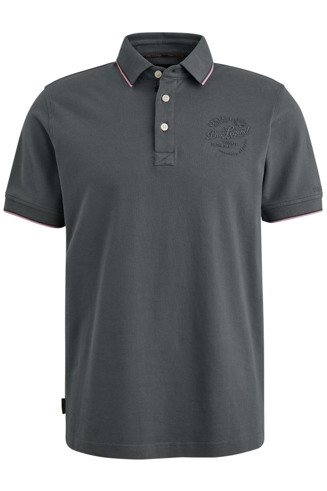 POLOSHIRT IN PIQUE PPSS2504867 9076 DARK SLATE